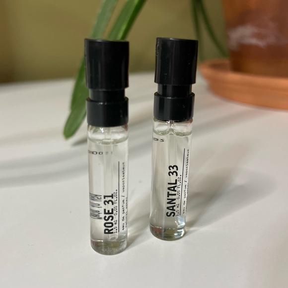 NEW Le Labo samples Santal 33 & Rose 31 perfume lotion,gel,shave cream,beard oil - Picture 3 of 5
